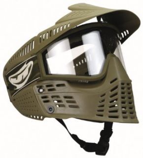 JT ProShield Single Paintball Mask (Olive) Sports