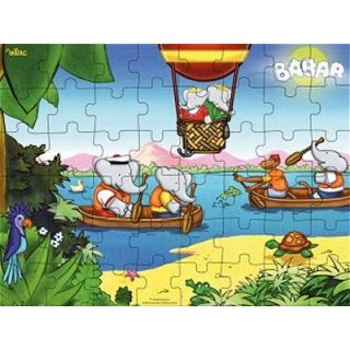 Puzzle 49 pièces   Babar en barque   Achat / Vente PUZZLE Puzzle 49