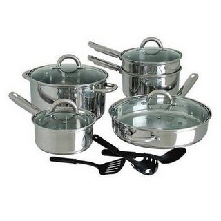 Cuisine Select Abruzzo 12 piece Stainless Steel Cookware Set