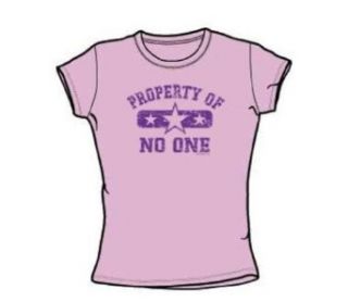 Property Of No One   Juniors Lilac Sheer Cap Sleeve T