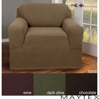 Maytex Stretch Pixel 1 piece Chair Slipcover