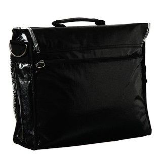 Flee Bags Black Oil Cloth Messenger Bag