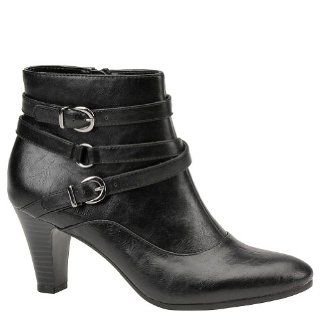 LifeStride Womens Yoyo Ankle Boot,Black,9 W US Shoes