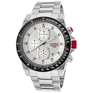 Red Line Mens Simulator Stainless Steel Watch
