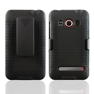 Black Swivel Holster with Stand for HTC EVO 4G