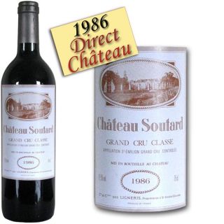 Château Soutard St Emilion Grand Cru Classé 1986   Achat / Vente VIN