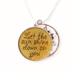 ABO Enterprises Silverplated Let the Sun Shine Down on You Necklace