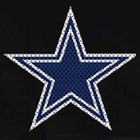 Dallas Cowboys Die Cut Window Film   Large Sports
