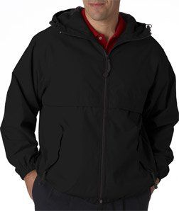 UltraClub Adult Fleece Lined Hooded Jacket. 8915 Clothing