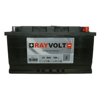Batterie auto RAYVOLT RV5 90AH 720A   Achat / Vente BATTERIE VÉHICULE