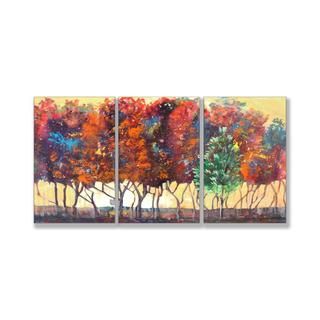 Jean Plout Enchanted Forest Triptych Art