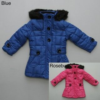KC Collection Girls Box Quilt Puffy Coat FINAL SALE