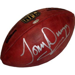 Tony Dungy Autographed Ball   Duke
