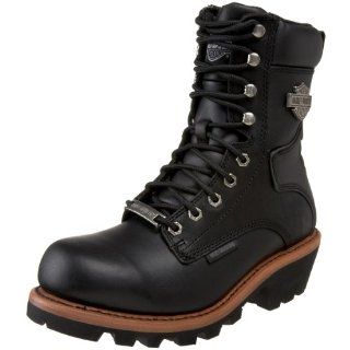  Harley Davidson Mens Tyson Logger Boot,Black,7 M US Shoes