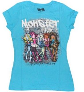 Monster High Graffiti 5 Character Girls T shirt (L (14