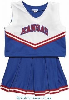Size 20 Kansas Jayhawks Childrens Cheerleader Outfit