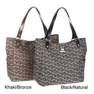 Kenneth Cole Reaction Jacquard Logo Tote