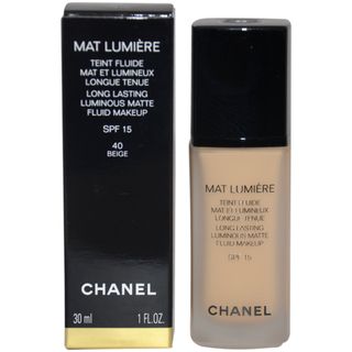 Chanel Mat Lumiere Beige Long Lasting Luminous Matte Fluid Makeup