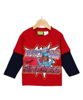 Sesame Street Grover Super Grover Layered T Shirt   2T