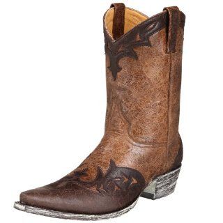 Old Gringo Mens Obregon Fashion Cowboy Boot,Tan/Choc.,7.5 D US Shoes