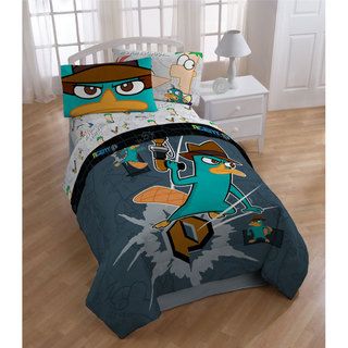 Disney Phineas & Ferb Agent P Twin size Bed in a Bag with Sheet Set