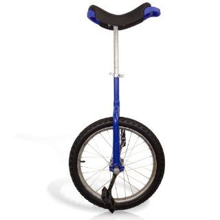 16 Unicycle Blue Chrome Unicycle Wheel Cycling Sports