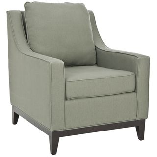 Uptown Linen Green Grey Club Chair