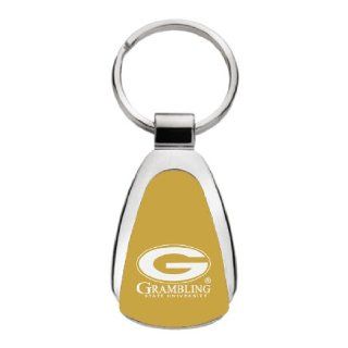 Grambling State University   Teardrop Keychain   Gold