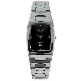 Swiss Edition Mens Rectanglar Tungsten Watch