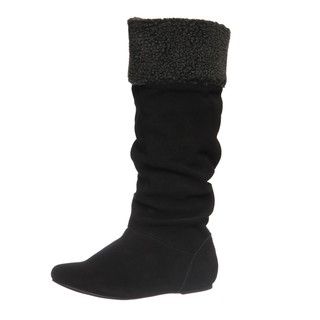 Sam & Libby Womens Pristine Suede Slouch Boots FINAL SALE