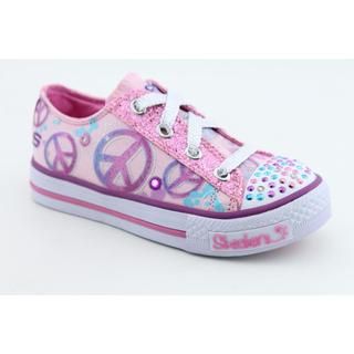 Skechers Twinkle Toes Girls Shuffles Lovable Basic Textile Casual