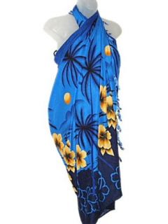 HAWAIIAN SARONG (BLUE) Clothing