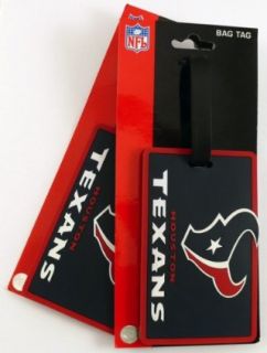 NFL Houston Texans Two Pack Soft Laser Bag Tag Sports
