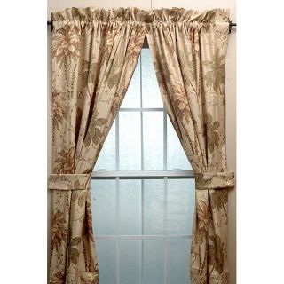 Sanibel Lined 100 inch Curtains with Tiebacks