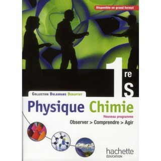 JEUNESSE ADOLESCENT Physique chimie 1ère S ; livre de lélève