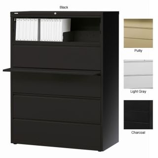 Hirsh HL10000 Series 42 inch Wide 5 drawer Commercial Lateral File