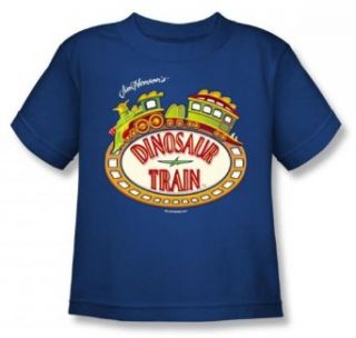 Dinosaur Train   Logo With Train Juvee T Shirt In Royal