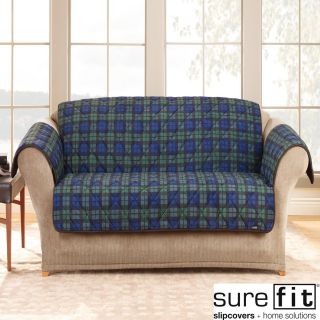 Deluxe Comfort Blackwatch Plaid Sofa Slipcover Today $66.99 Sale $60