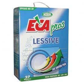 Lessive au savon pur   2.97 Kg   Lessive ECA Pros en poudre au savon