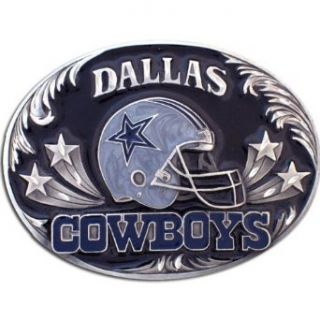 Dallas Cowboys   NFL Pewter Diamond Cut Belt Buckle