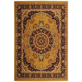 Paterson Collection Oriental Medallion Gold Area Rug (79 x 910