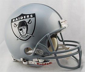 Oakland Raiders 1960 63 Throwback Pro Line Helmet Features