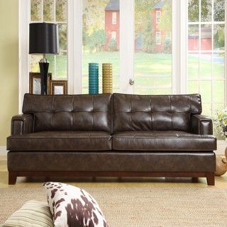 Leighton Bonded Leather Sofa