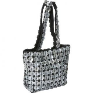 Moyna Handbags Floral Mother of Pearl Wristlet (Black