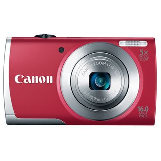 Canon PowerShot A2500 16MP Red Digital Camera