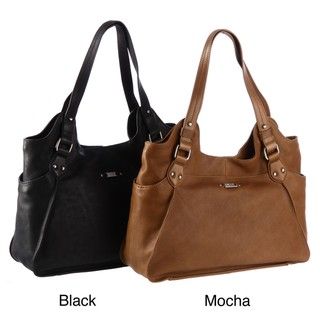 Perlina Claire Leather Tote Bag