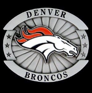 Denver Broncos Oversized NFL Belt Buckle Sports