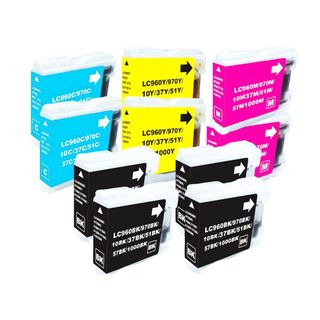 Brother LC51 Compatible Black/Color Ink Cartridges (Set of 10