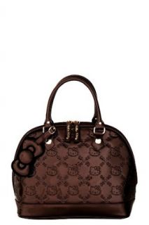 Loungefly   Hello Kitty Brown Patent Embossed Bag