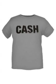 Johnny Cash Logo Grey T Shirt 4XL Size  4X Clothing